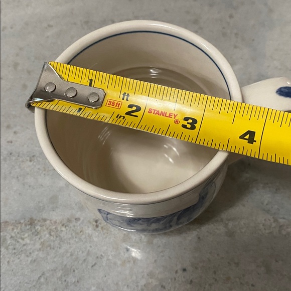 Anthropologie Molly Hatch Llama Mug Blue & off white - Picture 8 of 9